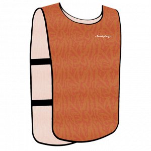 Манишка футбольная детская на резинке ONLYTOP Print, р. 36-40, цвет оранжевый