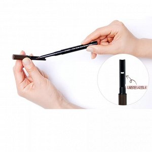 Автоматический карандаш для бровей Серо-коричневый The Real Eye Brow Auto Pencil 02 Gray Brown
