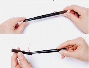 Автоматический карандаш для бровей Серо-коричневый The Real Eye Brow Auto Pencil 02 Gray Brown