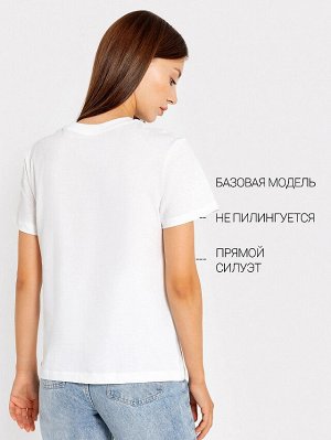 Футболка женская белая