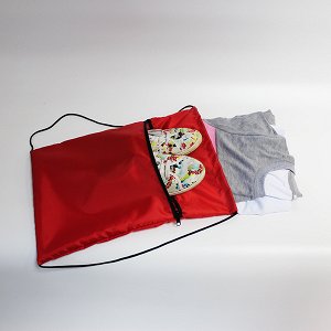 Сумка-рюкзак для сменной обуви и спортивного костюма 2 отдела Снежинки