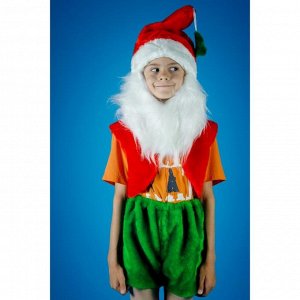 Карнавальный костюм «Гномик», на резинке, рост 104-134 см