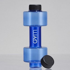 Бутылка для воды пластиковая GYM, 550 мл, 21x8 см