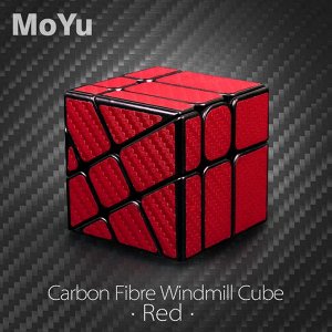 Зеркальный куб Moyu 3x3 Windmill carbon