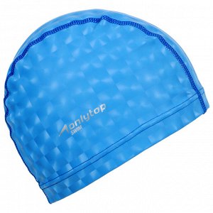 Шапочка для плавания взрослая ONLYTOP, тканевая, обхват 54-60 см