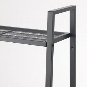 HILLOR STORA Секция полок, темно-серый. 60x148см