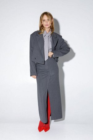 Костюм Костюм Pirs 5301 серый 
Состав: Вискоза-39%; ПЭ-43%; Хлопок-16%; Эластан-2%;
Сезон: Лето
Рост: 164

Модель отшивается под заказ. Срок пошива от 10-20 дней.Костюм-двойка из укороченного оверсай