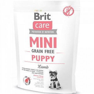 Brit Care Mini Puppy д/щен мини-пород беззерновой Ягнёнок 400гр
