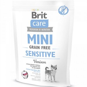 Brit Care Mini Sensitive д/соб мини-пород чувств.пищевар. беззерновой 400гр
