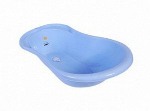 Ванна детская со сливом и термометром 84см голубая,зеленая АНГЕЛ 1/1 LA4101гол,зел
