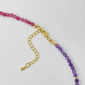 Колье из розового Турмалина и Аметиста