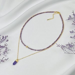 Колье из Аметиста с подвеской