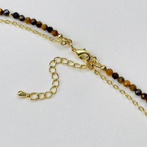 Колье из Тигрового глаза с подвеской