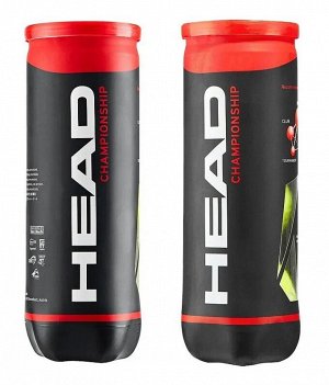 HEAD Мячи теннисные, 3 шт