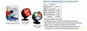 LED101-CHANGEABLE (KW) Светодиодная, подводная подсветка, четыре цвета