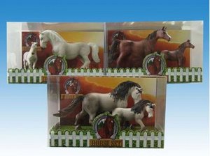 9512 А-С набор лошадей, 2шт/в коробке 420065