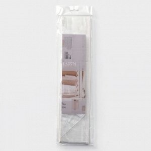 Органайзер для хранения белья LaDо́m, 6 ячеек, 28x16x10 см, белый
