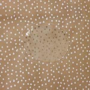Чехол для одежды Доляна Points, ПВХ окно, 60x120 см, бежевый