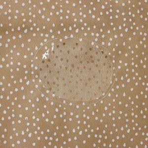 Чехол для одежды Доляна Points, ПВХ окно, 60x90 см, бежевый