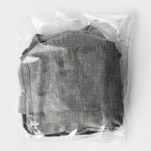 Органайзер для хранения белья Доляна, 7 ячеек, 35x15x13 см, серый