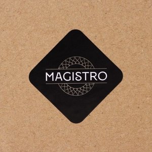 Стакан Magistro IceBar. Gold, 250 мл, стекло, золотистый