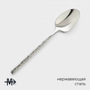 Набор ложек чайных Magistro «Олин», длина 13 см, 6 шт., нержавеющая сталь, цвет серебряный