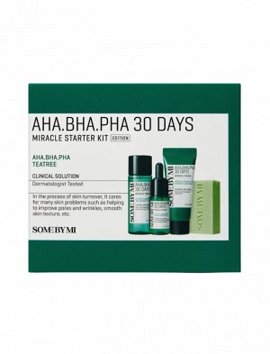 Some By Mi Набор для проблемной кожи с кислотами AHA-BHA-PHA 30 Days Miracle Starter Edition