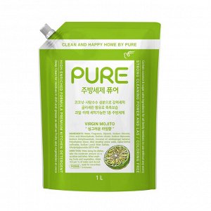Средство PURE VIRGIN MOJITO для мытья посуды «Мохито» (концентрированное) 1 л МУ