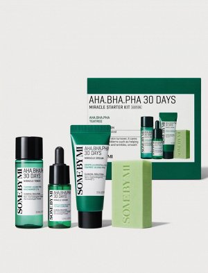 Some By Mi Набор для проблемной кожи с кислотами AHA-BHA-PHA 30 Days Miracle Starter Edition