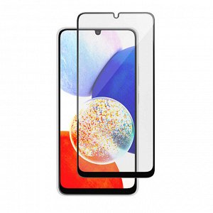 ❤️ ТОП Защитное стекло, прозрачное, черная рамка для Samsung Galaxy A24