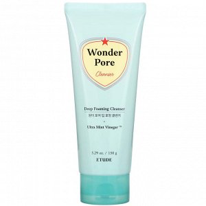 Очищающая пенка для кожи с расширенными порами ETUDE Wonder Pore Deep Foaming Cleanser