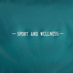 Сумка спортивная Sport and wellness, 40x24x21, отдел на молнии, зеленая