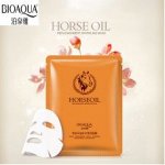 Тканевая маска «BIOAQUA» для лица Horse Oil увлажнение и сияние кожи