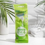 Dorco EVE 6 женский одноразовый станок 6 лезвий, плавающая головка, увлажняющая полоса