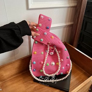 Сумка женская, летняя, пляжная, через плечо, текстиль