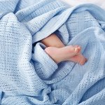 Baby Nice Одеяло вязаное, 90x118, голубой