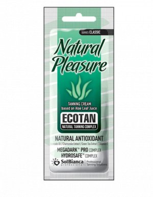 Крем для усиления загара “Natural Pleasure” с маслом авокадо, экстрактом зеленого чая, экстрактом ромашки и витамином Е., 15 мл