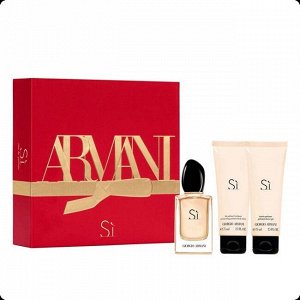 ARMANI Si lady set (50ml edp + 50ml b/lotion + 50ml sh/gel) парфюмерная вода женская