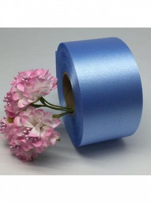 Лента полипропилен 5 см х100 ярд COTTON цвет голубой 25