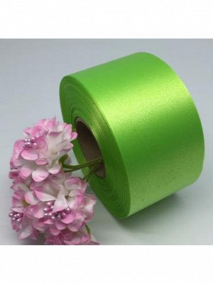 Лента полипропилен 5 см х100 ярд COTTON цвет салатовый 34