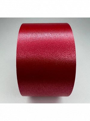 Лента полипропилен 5 см х100 ярд COTTON цвет красный 30