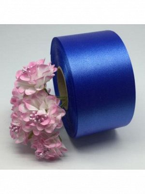 Лента полипропилен 5 см х100 ярд COTTON цвет синий 14