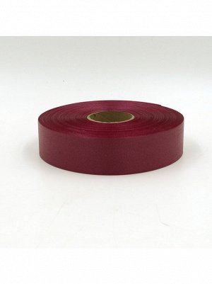 Лента полипропилен 3 см х100 ярд COTTON цвет бордовый 11
