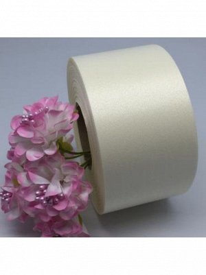 Лента полипропилен 5 см х100 ярд COTTON цвет молочный 10