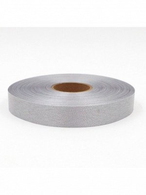 Лента полипропилен 2 см х100 ярд COTTON цвет серебро 19