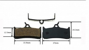 Тормозные колодки EZmtb BP1006. M755, Mono M4 HOPE M4 для дисковых тормозов. Полуметалл