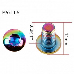 Болты для крепления тормозных дисков IIIPRO AL-61. M5x11.5 (Махаон)