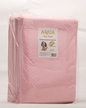 Пеленки AQUA pet pad 60х90см с ароматом Лимона (5шт)*48