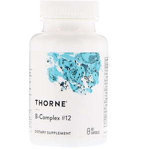 Thorne Research, Комплекс витаминов группы B №12, 60 кап