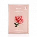 JMsolution Glow Flower Firming Mask Rose Тканевая маска с экстрактом дамасской розы
